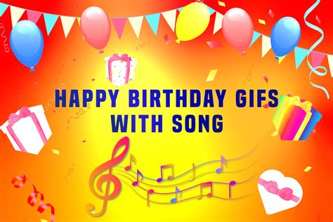 happy birthday gif with music|300 Free GIFs of Happy Birthday Music